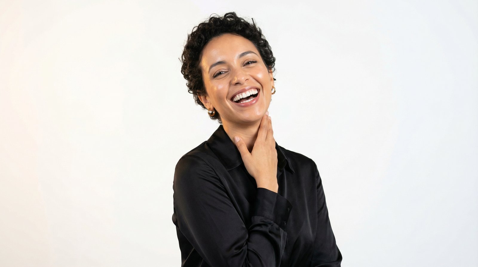 Patiente souriante au Dr Salghi Mohammed, Casablanca